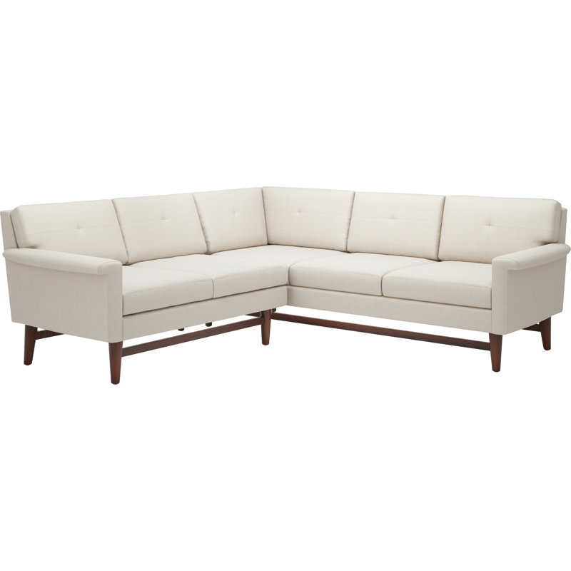 TrueModern Diggity 91"x 90" Corner Sectional Sofa Wayfair